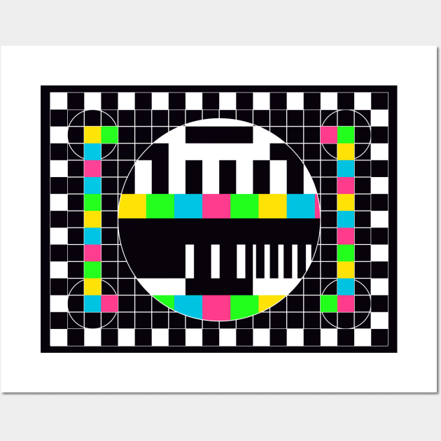 Tv Test Signal Wall Art by Hounds_of_Tindalos